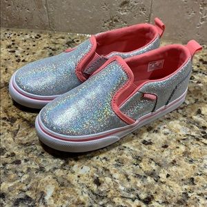 Girls sparkly vans